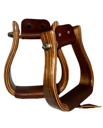 Don Orrell 2’’ Flat Bottom Walnut Stirrups