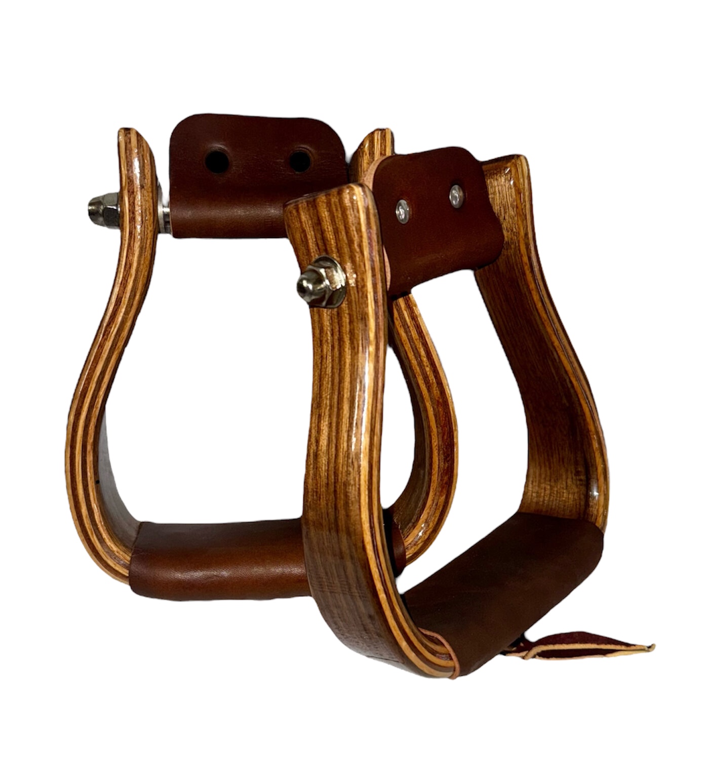 Don Orrell 2’’ Flat Bottom Walnut Stirrups