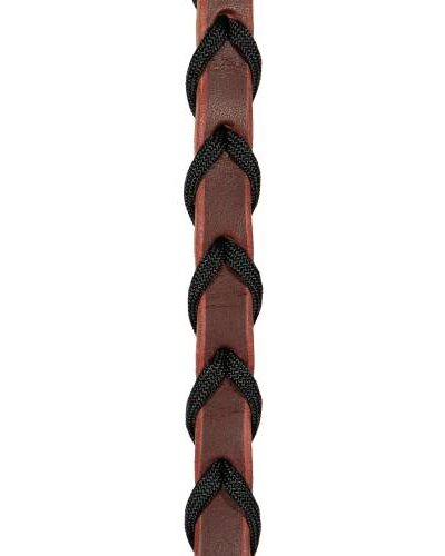 Professionals Choice Pony Burgundy Reins w/ Colored Lacing - Image 4