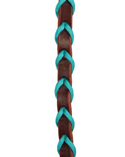 Professionals Choice Pony Burgundy Reins w/ Colored Lacing - Image 3