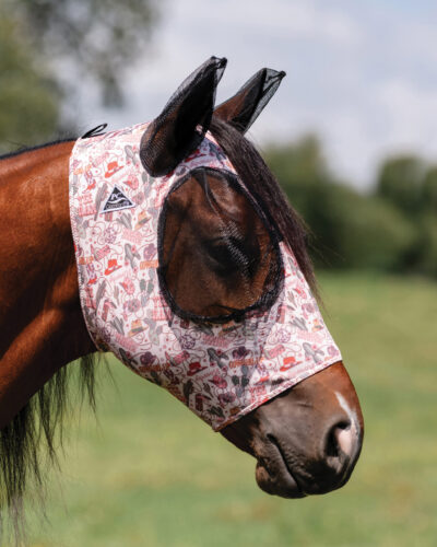Professionals Choice Comfort Fit Lycra Fly Mask - Image 3