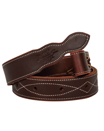 Professionals Choice Burgundy Gunslinger Leather Cinch Tie Strap