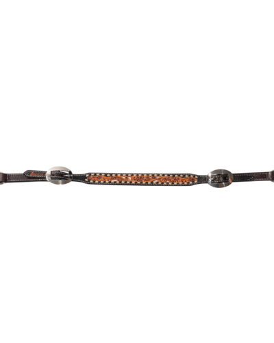 Professionals Choice Buckstitched Filigree Wither Strap