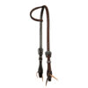 Professionals Choice Chocolate Roughout 1-Ear Headstall