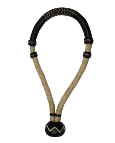Two Toned Rawhide Braided Show Bosal