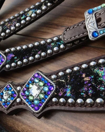 Alternative view of Rockn’ Wilsons Northern Lights on Dark Oil Leather