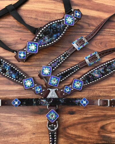 Rockn’ Wilsons Northern Lights on Dark Oil Leather