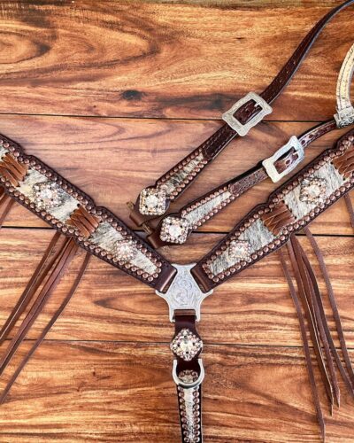 Rockn’ Wilsons Cowhide w/ Cross Stitch