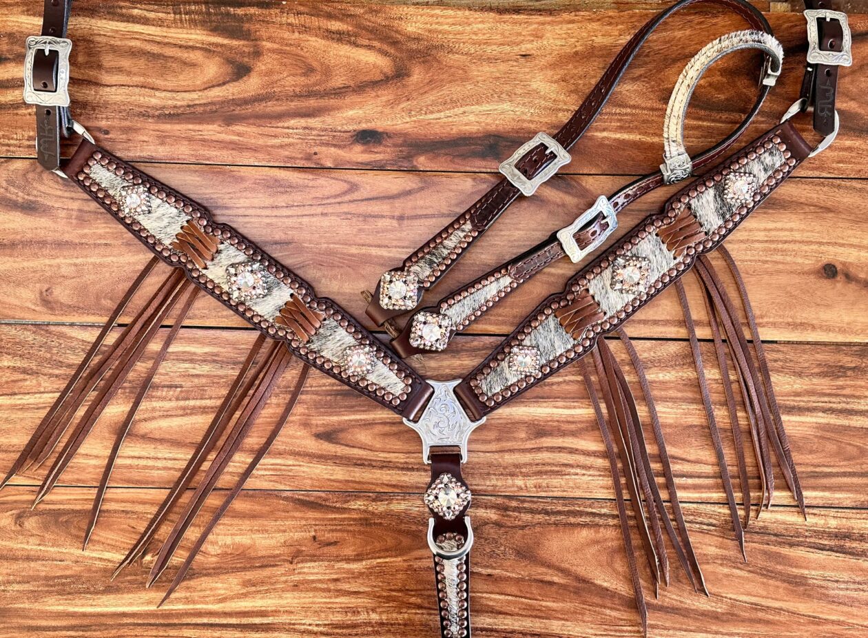 Rockn’ Wilsons Cowhide w/ Cross Stitch