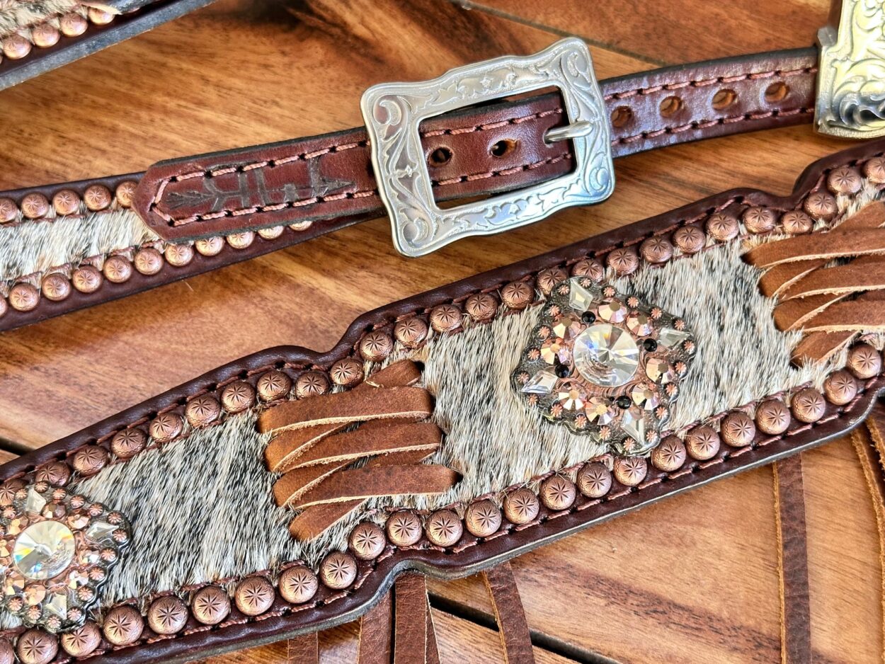 Rockn’ Wilsons Cowhide w/ Cross Stitch - Image 4