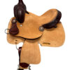 Kids Size Roughout Hardseat Barrel Saddle