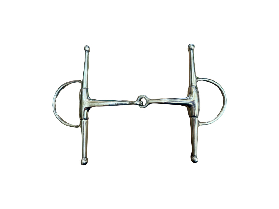 Weaver Eggbutt Full Cheek Snaffle Bit