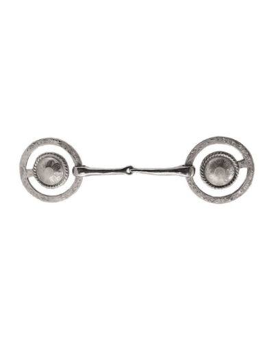 Coronet Futurity Show Bit w/ Silver Engraved Rings