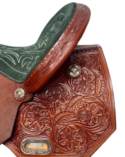 Alternative view of 15’’ Circle Y Bonnie Cobra Barrel Saddle