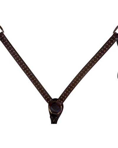 Martin Roughout Breastcollar w/ Silver Spots