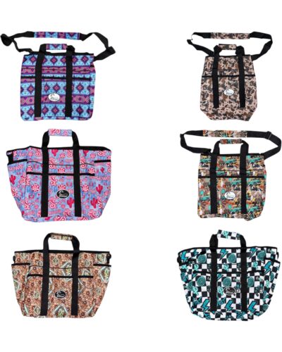 Patterned Grooming Totes