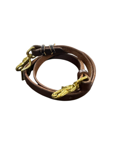 3/4'' Oiled Harness Leather Tie Down Strap