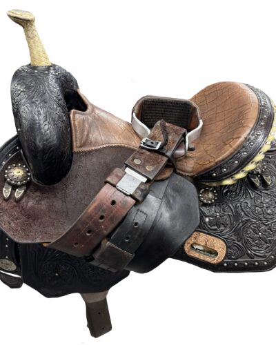 Used 15’’ Circle Y Martha Josey Revolution Flex2 Barrel Saddle - Image 5