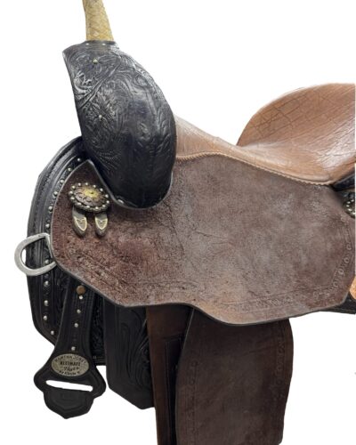 Used 15’’ Circle Y Martha Josey Revolution Flex2 Barrel Saddle - Image 6