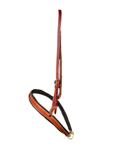 Leather Noseband w/ Rubber Padding