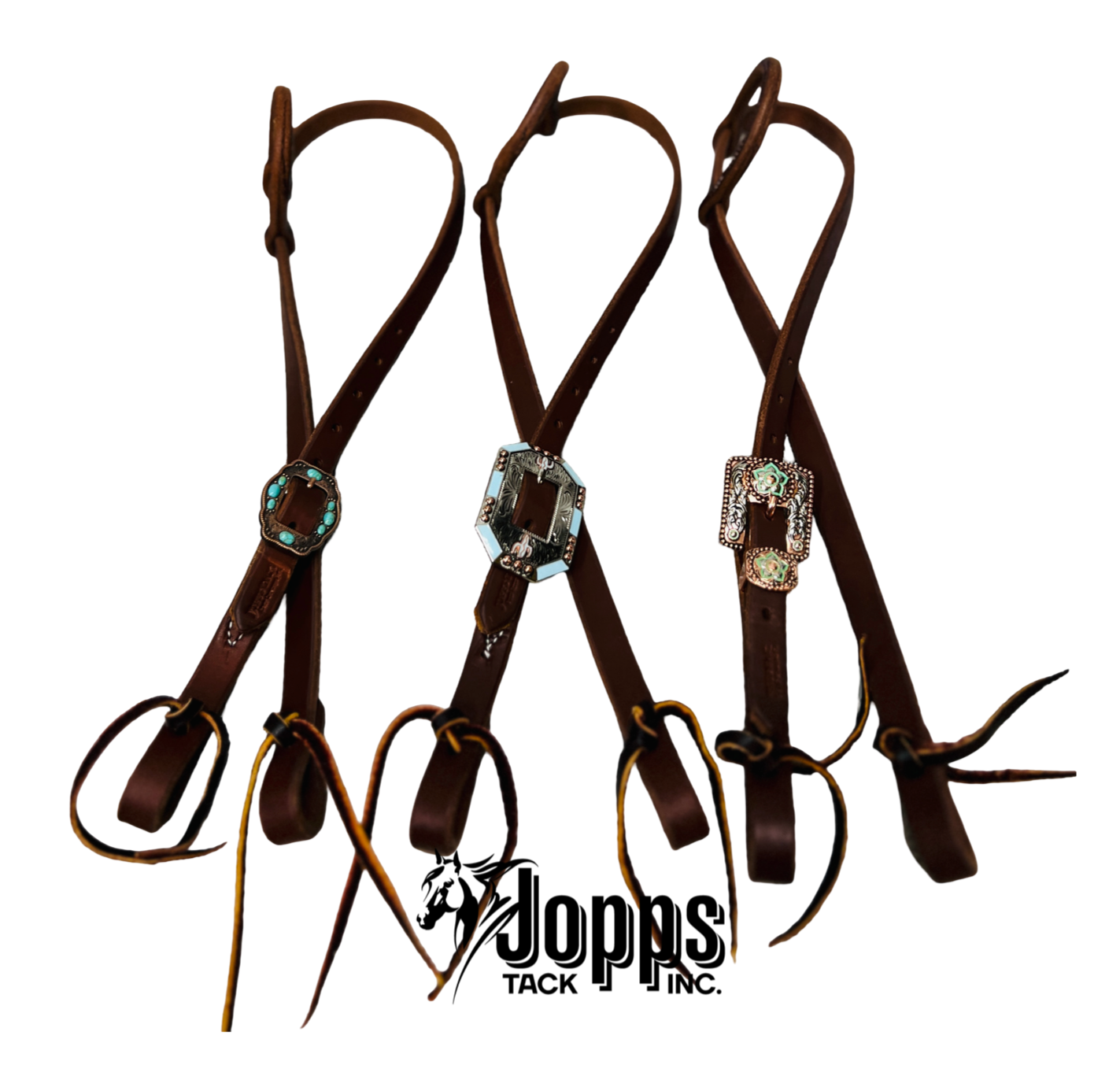 Performance Pony Classic Dark Oil Rolled Slip Ear w/ Tie Strings