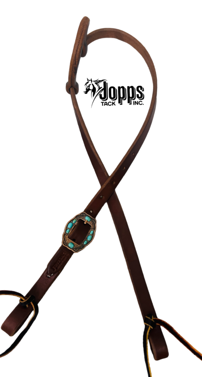Performance Pony Classic Dark Oil Rolled Slip Ear w/ Tie Strings main image 1