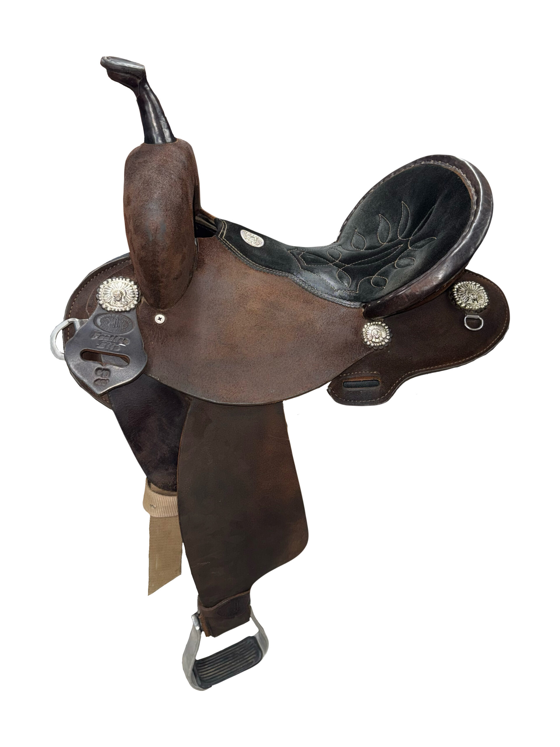 Used 13.5’’ Double J Feather Light Barrel Saddle