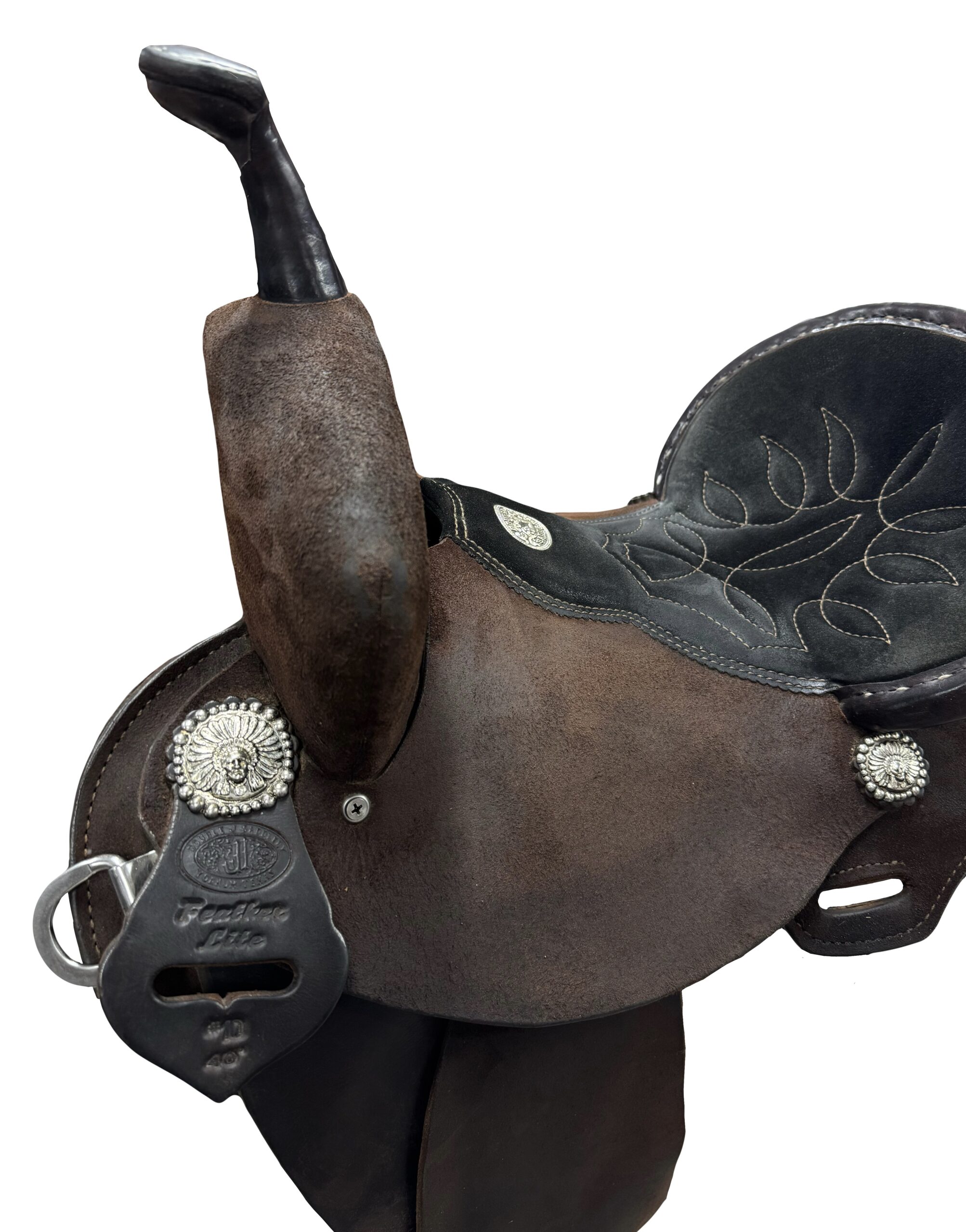Used 13.5’’ Double J Feather Light Barrel Saddle - Image 2