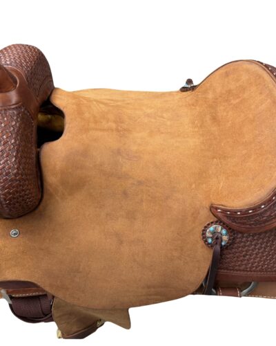 15.5’’ Fort Worth Saddle Co. Cutting Saddle - Image 4