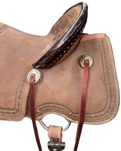 Alternative view of 13.5’’ Fort Worth Saddle Co. All Around Saddle