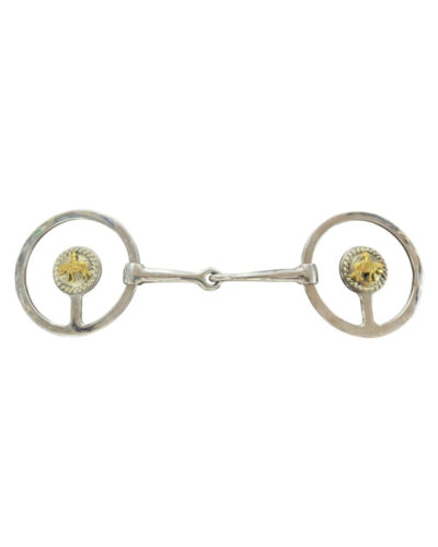 O-Ring Snaffle Concho Bit