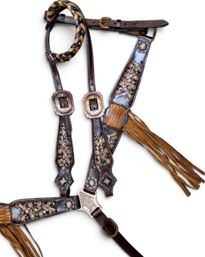 Western Stitch 1-Ear Headstall & Breastcollar Set