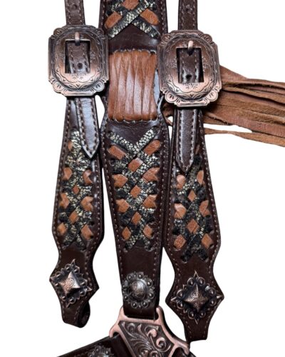 Alternative view of Western Stitch 1-Ear Headstall & Breastcollar Set
