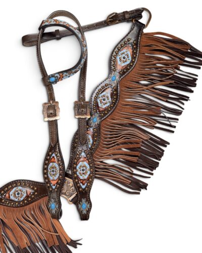 Tribal Tide 1–Ear Headstall & Breastcollar Set
