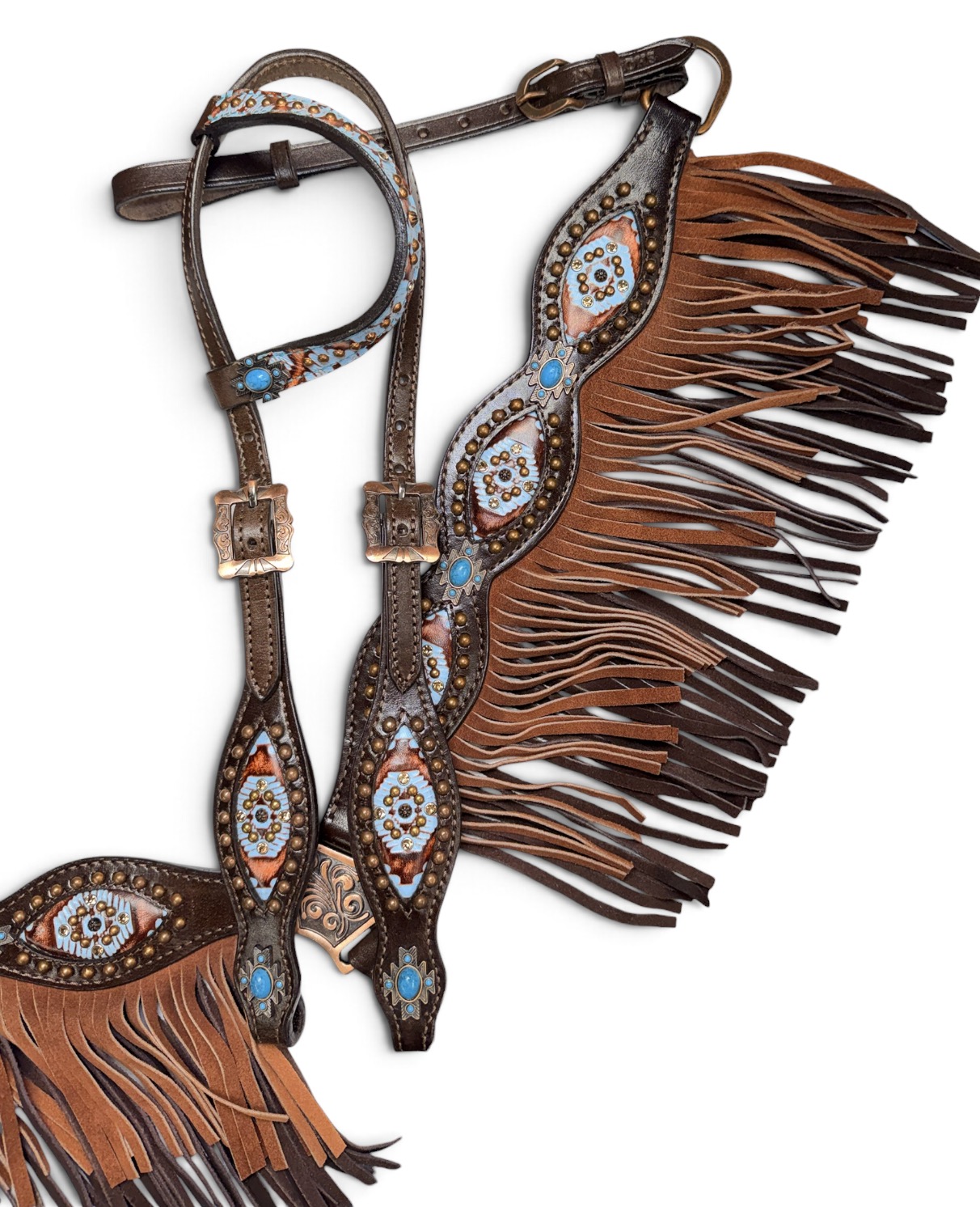 Tribal Tide 1–Ear Headstall & Breastcollar Set