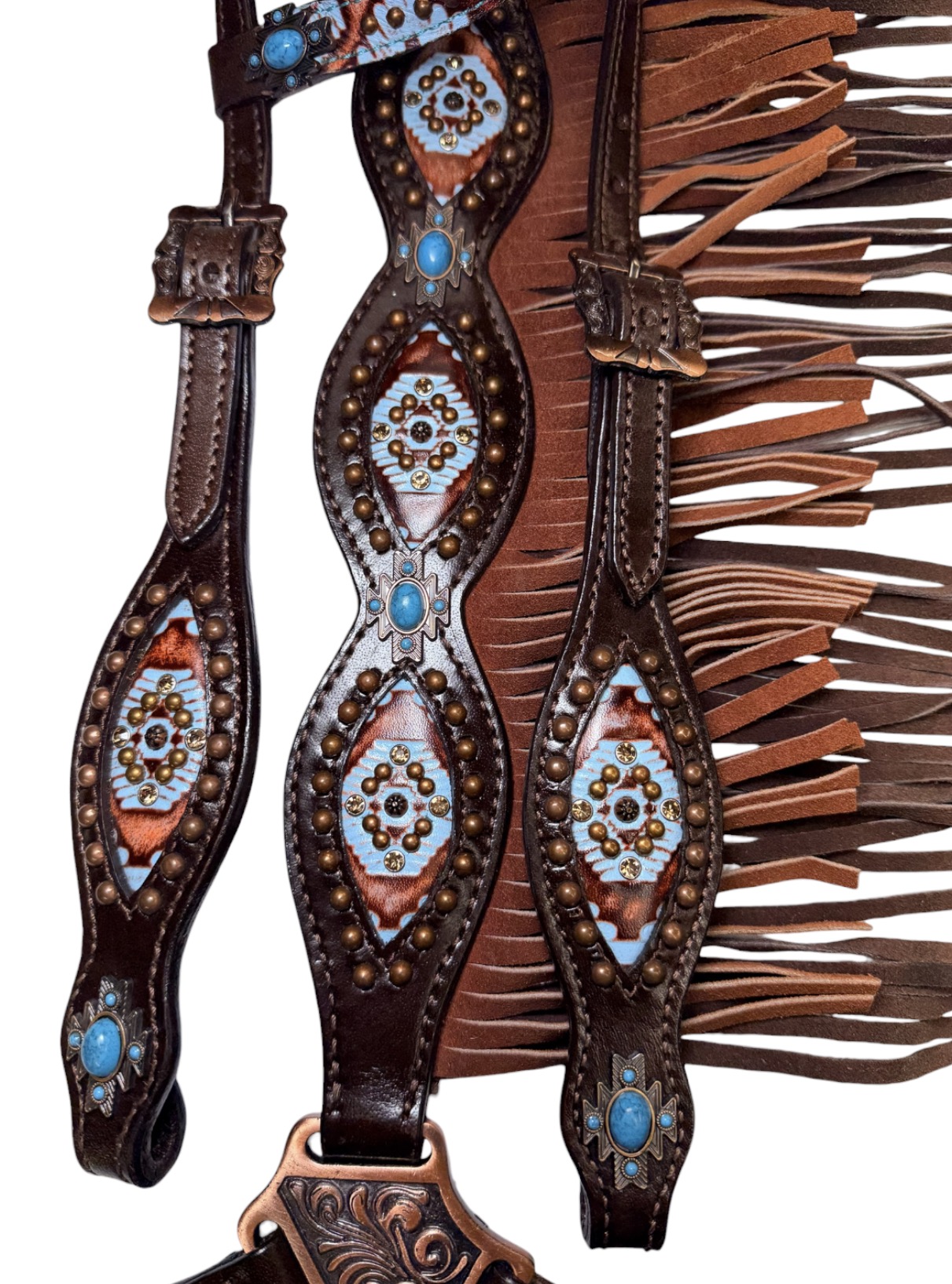 Tribal Tide 1–Ear Headstall & Breastcollar Set - Image 2