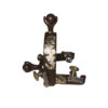 Ladies Size Brown Steel Roller Ball Spur w/ Engraved Silver