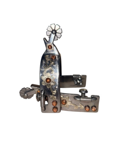 Professionals Choice Floral Copper Dot Spurs