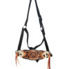 Western Luxe Iris Black Nylon Bronc Halter