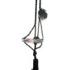 Electric Aces Woven Black Nylon Mule Tape Halter
