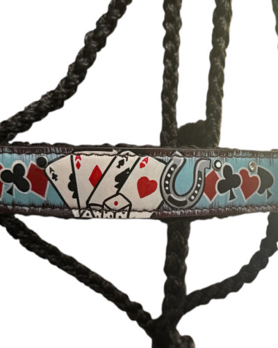 Alternative view of Electric Aces Woven Black Nylon Mule Tape Halter