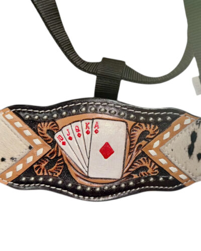 Alternative view of Diamond Flush Bronc Halter
