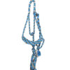 Blue Multicolor Braided Mule Tape Halter
