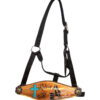 Riding on Faith Hand Painted Metallic Bronc Halter