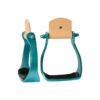 Teal Lightweight Aluminum Stirrups