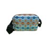 Blue/Orange/Teal Aztec Nylon Belt Bag