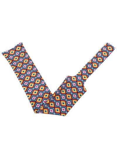 Aztec Printed Lycra Slip On Tail Bag