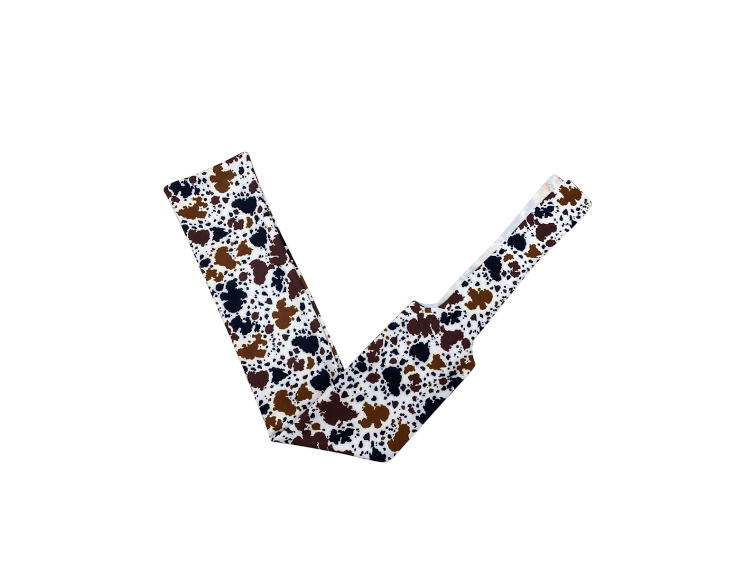 Lycra Cow Print Slip On Tail Bag