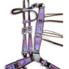 Rockn’ Wilsons Pink & Purple Aztec w/ Cross Stitch