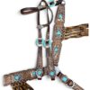 Rockn’ Wilsons Brown Gator w/ Turquoise & Twist Fringe